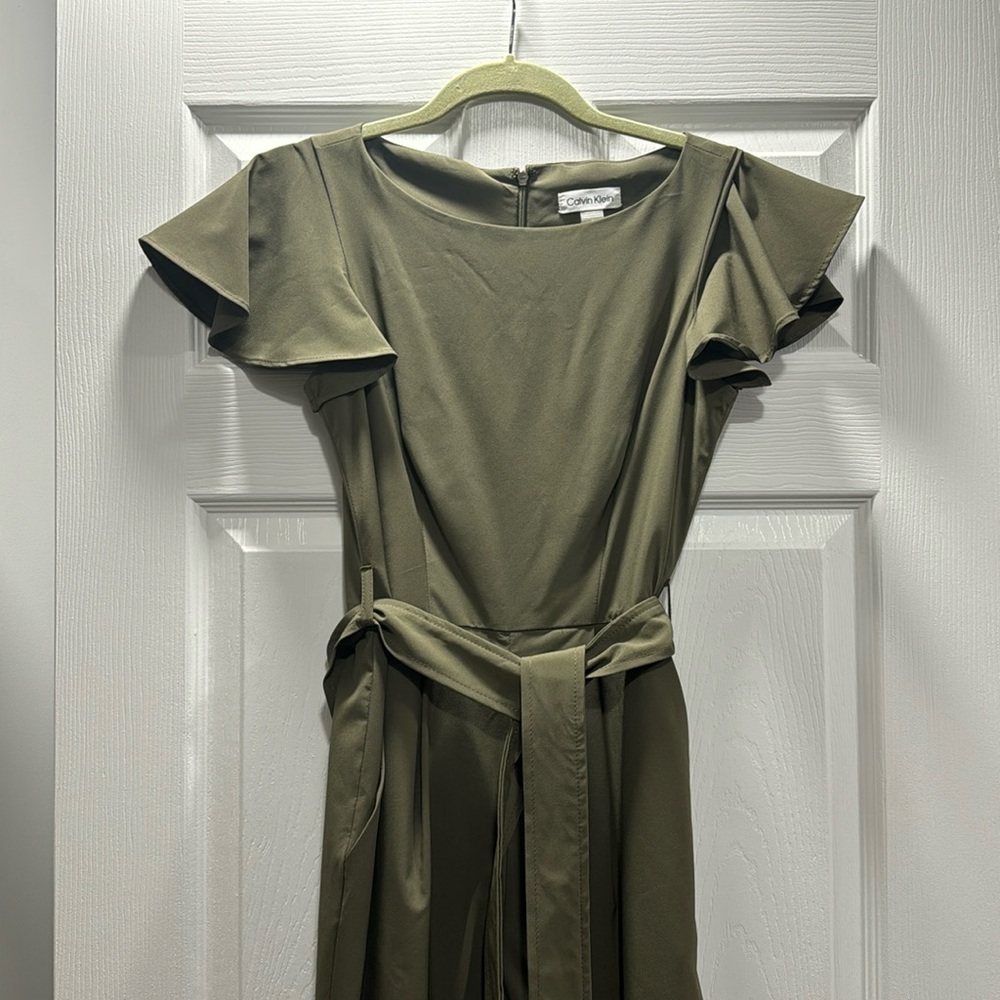 CK flutter sleeve jumpsuit